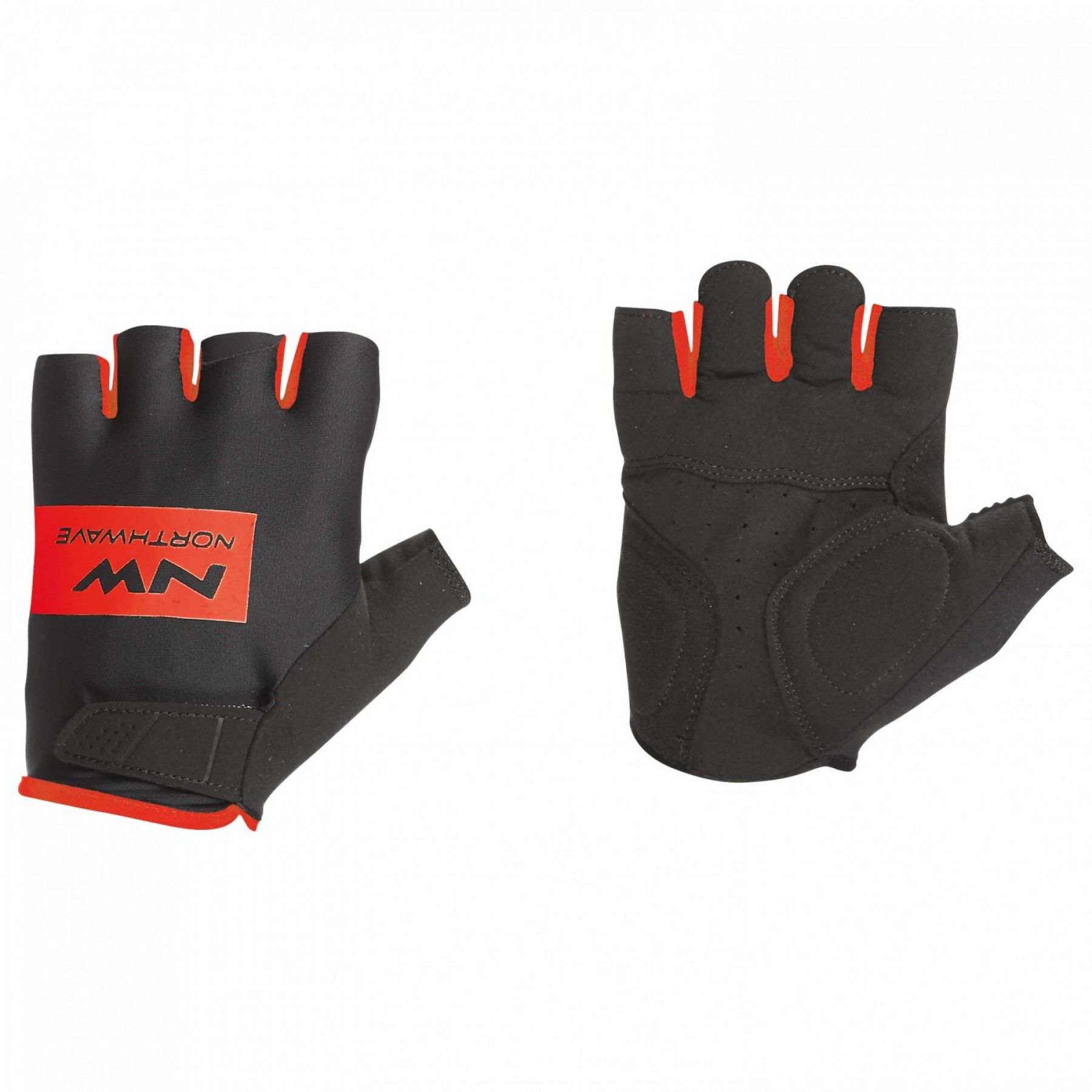 Велоперчатки NORTHWAVE C89172088 BLACK-RED S